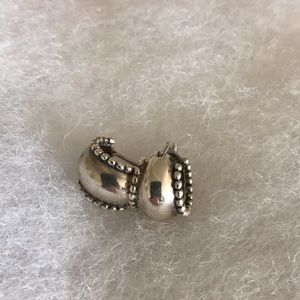 Sterling Silver Hoops Huggies Earrings Detailed